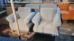 New design wooden sofa set 5 seater warranty available