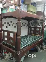 Antique piece king size bed