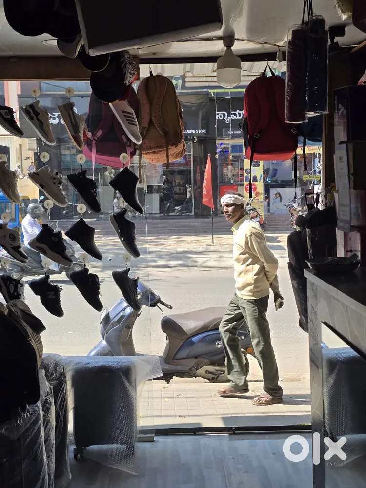 Footwear shop for sale with furnished and all items included