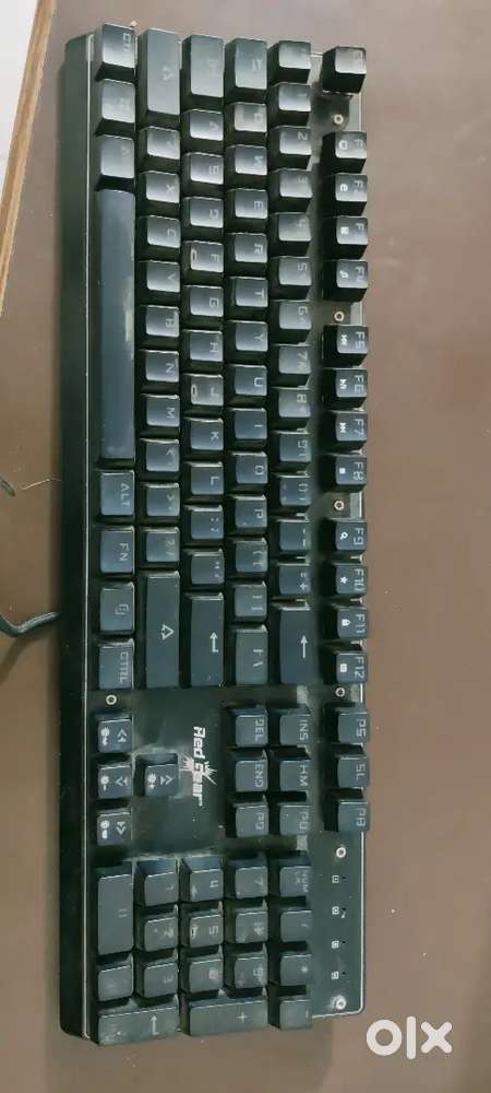 1 Red Gear Mechanical Keyboard and 1 Fingers Keyboard