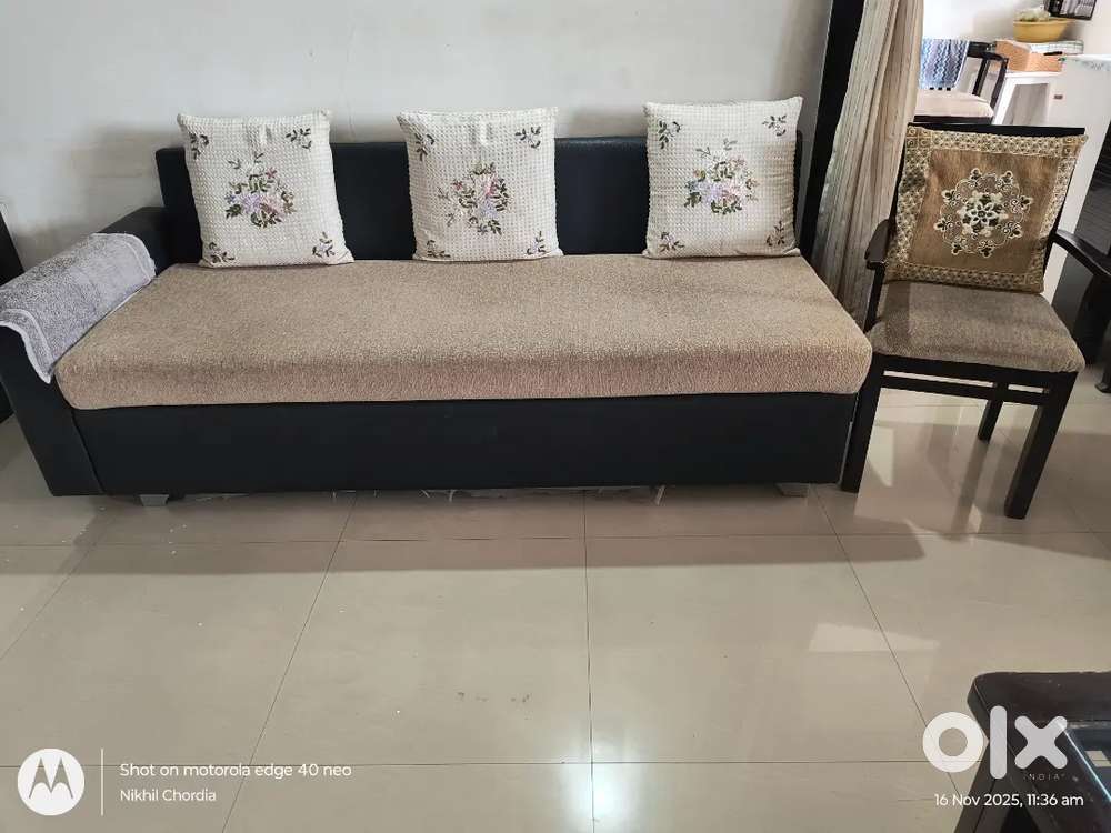 Selling Sofa, Study/Computer table, Plant rack and Vaccum cleaner.