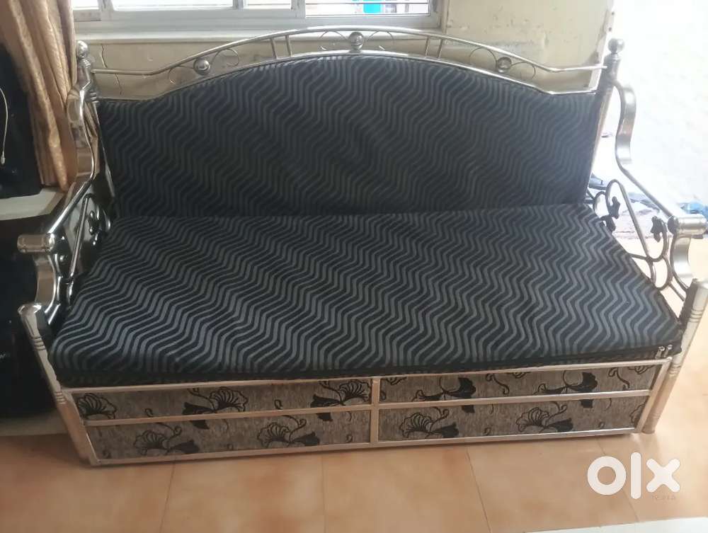 Stainless steel sofa