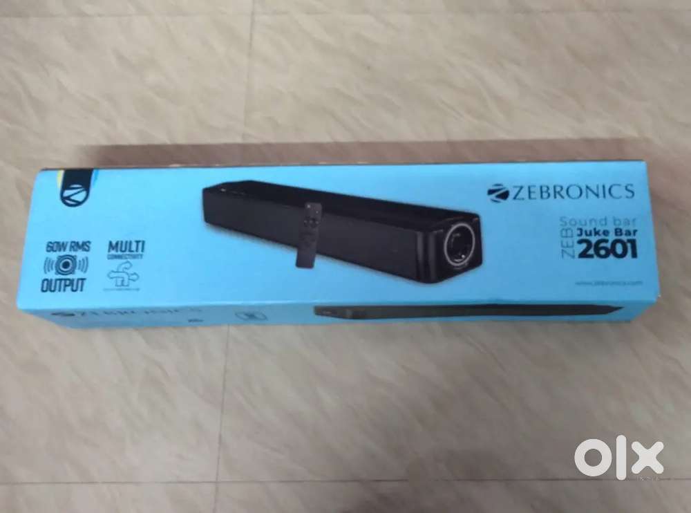 Generic Name - ZEBRONICS SoundBar ; Model - ZEBJUKE BAR 2601