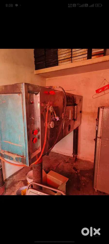 Bakery baking big stove