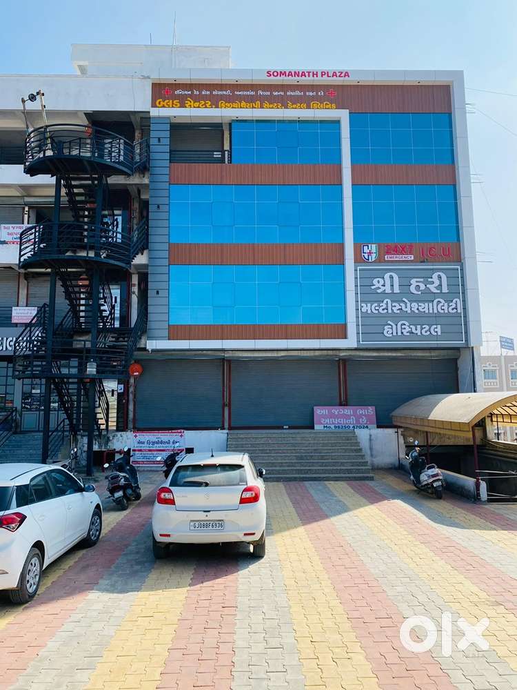 For rent શો રૂમ, બેન્ક, ઓફિસ માટે લાયક જગ્યા