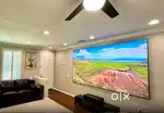 Buy 300Inch 4K Android Projector watch TV Movies Cricket on BIg Screen