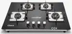 Gree cheef Glace Glass Automatic Hob 4 Burner Gas Stove