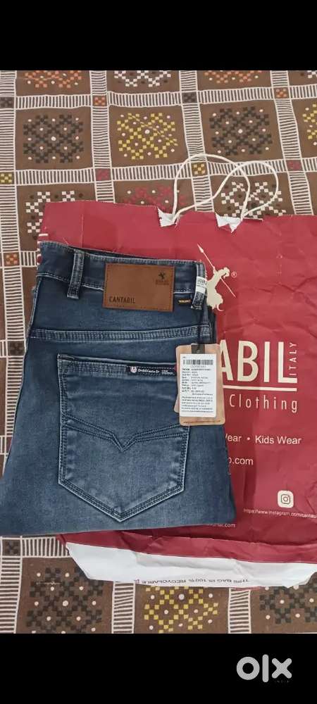 Two Cantabil branded unused brand new jeans 32 Inches.