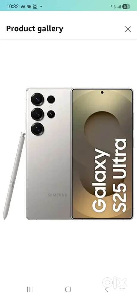 Samsung ultra s25, 256 gb,bill , Box ,charger available