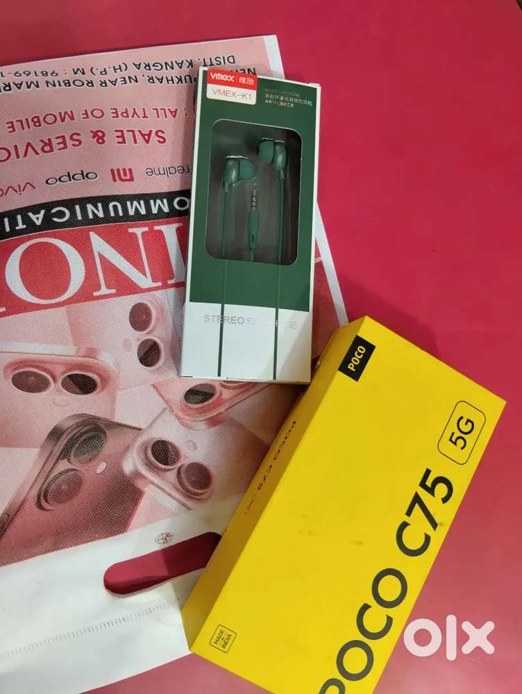 Ok phone 4 64 5g phone mobile name poco c75 5g