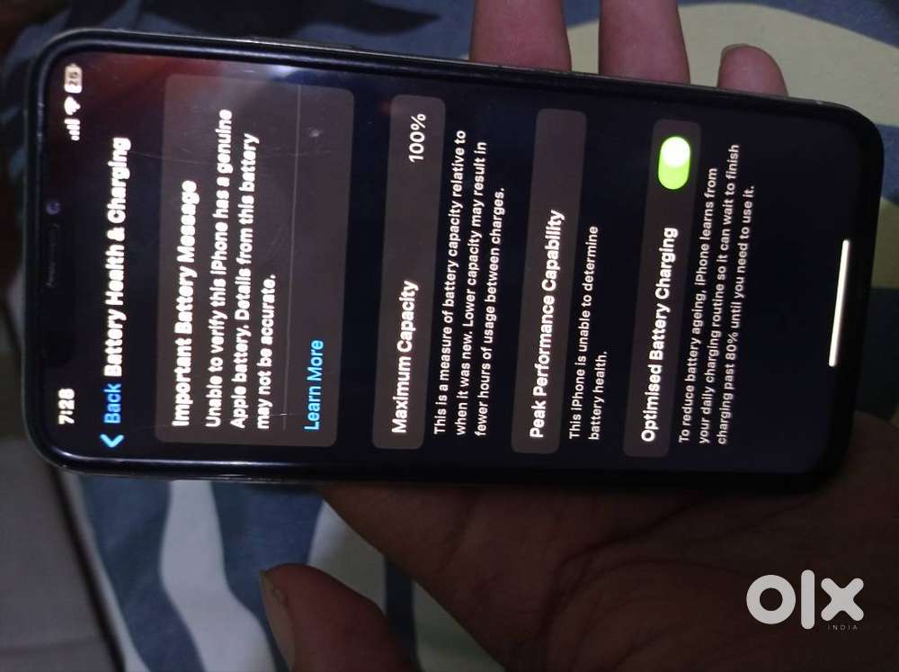Iphone XS all good battery 100% no damage nothing