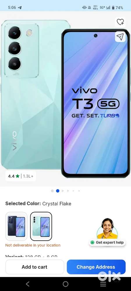 VIVO T3 5G(8/128) totally new
