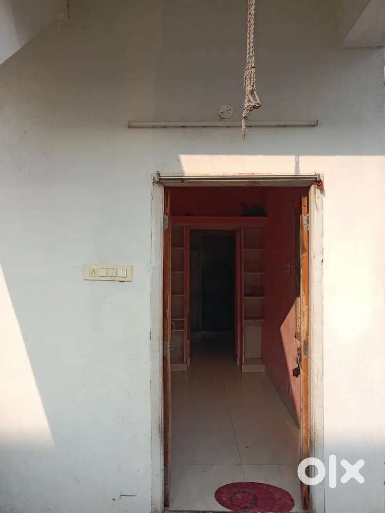 One kitchen one  room atached bath room