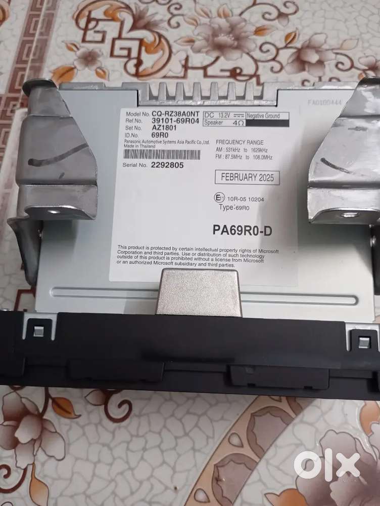 Wagon R Car audio set Maruti original