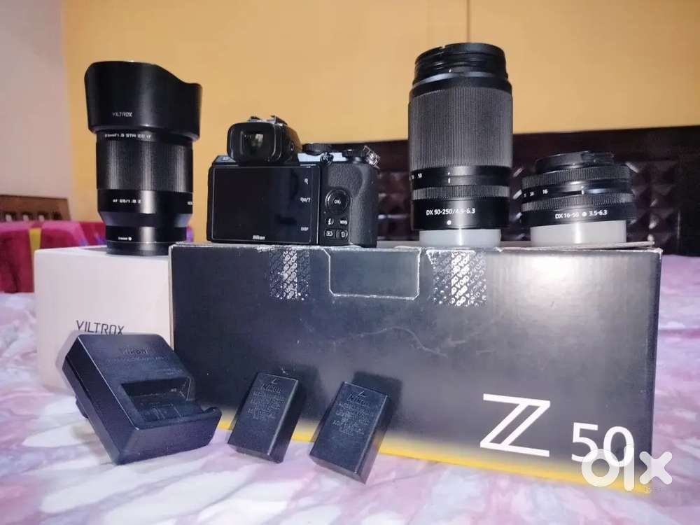 Nikon Z50 cemera and all Z mount lens