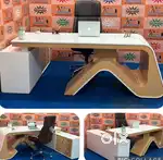 Classy customised boss ceo director md office tables chairs available