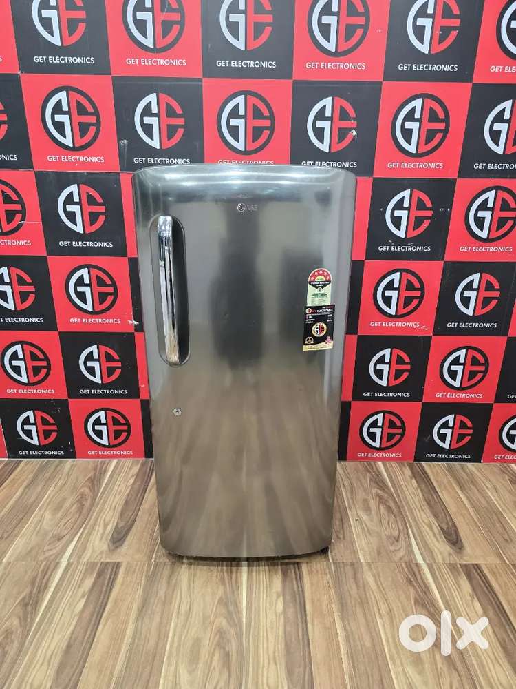Steel finish 200 ltrs 5 star LG brand single door refrigerator