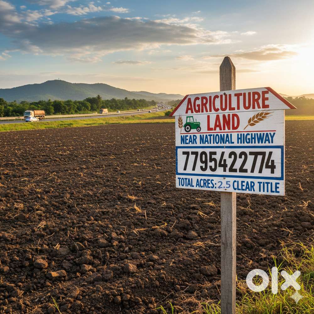 For sale 2.5 acre agriculture land