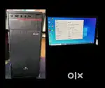 Computer full set 19monitor Gigabyte H61 i3 ssd128 Hdd500 wndws10pro
