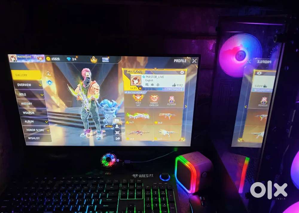 Gaming and videos editing computer sall