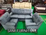 ORDER FROM HOME ! New Branded 3+1+1 sofa set with a warranty