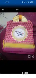 Dinner set, Glass, 2 type bowel sets, Mehendi cones,Bag (Thaili)