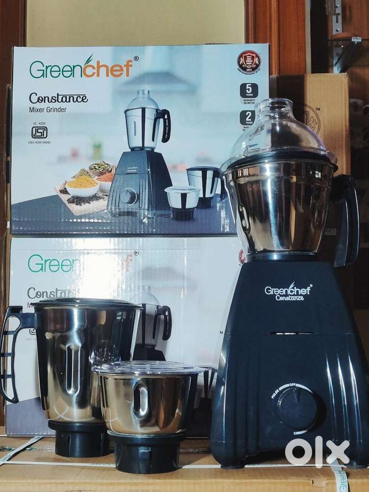 Brand New Greenchef 1 HP Copper Motor Mixer 5 Years Warranty MRP-4900.