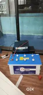 Inverter for sale luminous with battery price negotiable