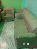 Sofaset white gray