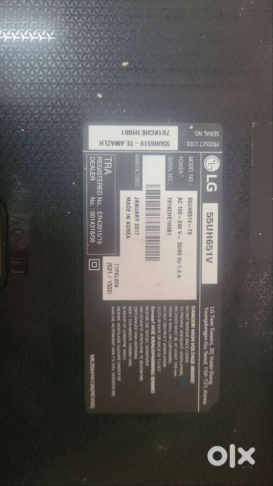Original old LG smart TV 55 Dubai imported in 2022
