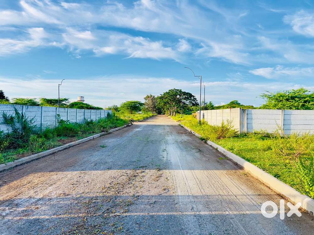 Open Plot 600 Sq.yards East Facing For Sale @ Medchal Court Lane