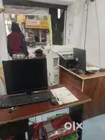 2Desktops,printer,xerox mission, lamination,tables