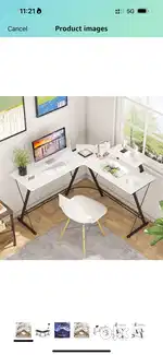 Rarely used Computer Desk L Shape