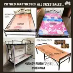 Steel Cot Bed Mattresses Sales / Red and more colours mattress sales
