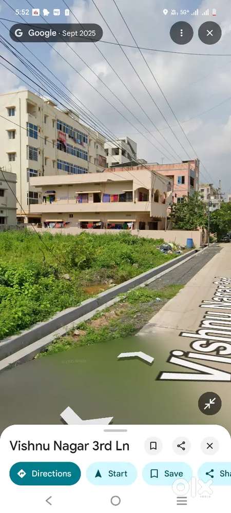 North facing land at vidya nagar guntur