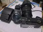 Sony a6300 with two lens18 - 105 mm lens 16 - 50 mm lens