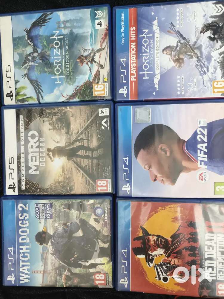 PS5 - PS4 Games Available