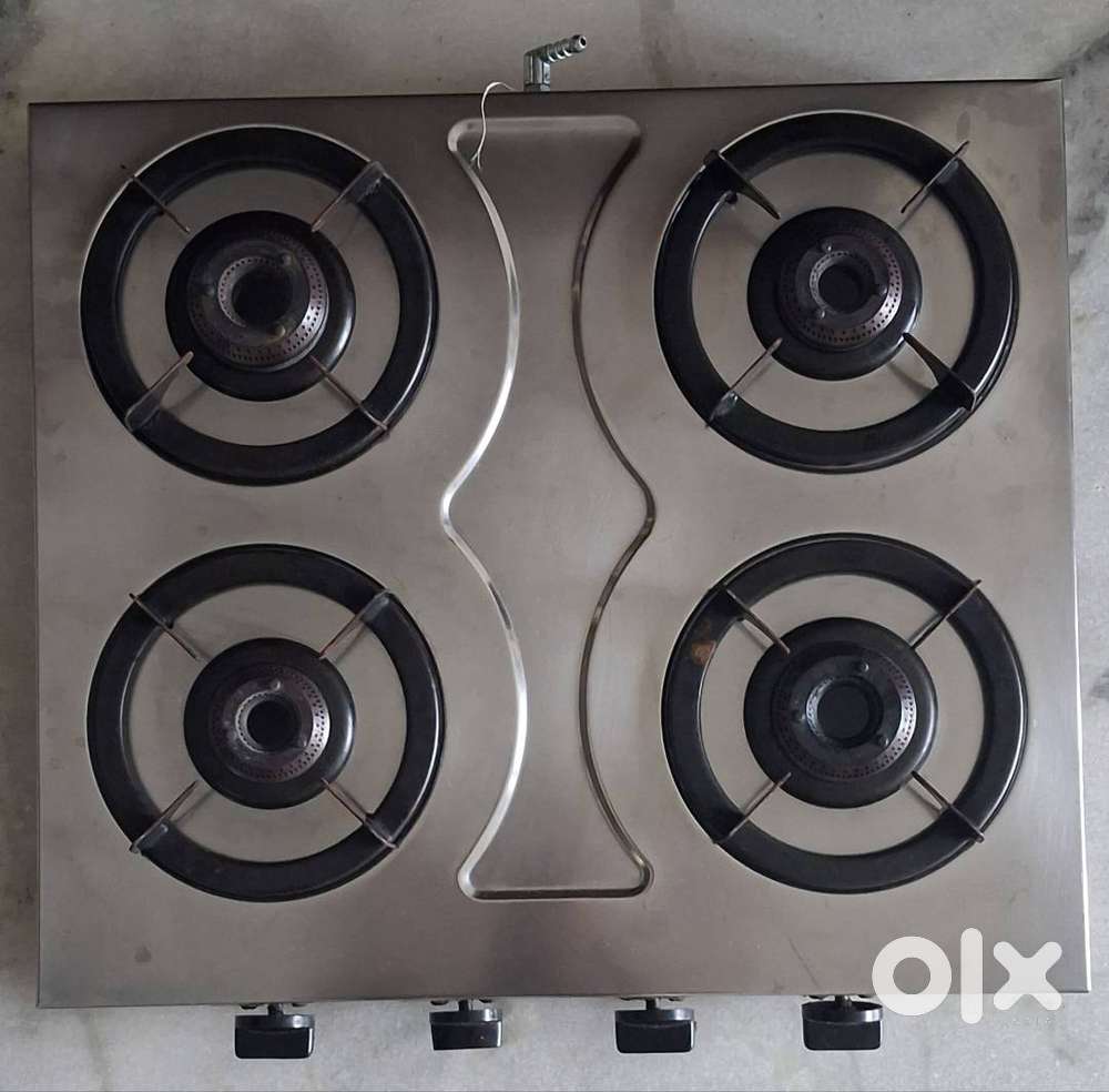 Pigeon Stainless Steel 4 burner gas stove in Somajiguda for sale