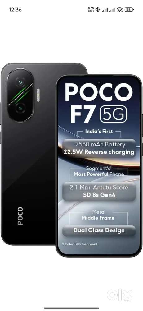 Poco f7 12gb+256 1 month old phone