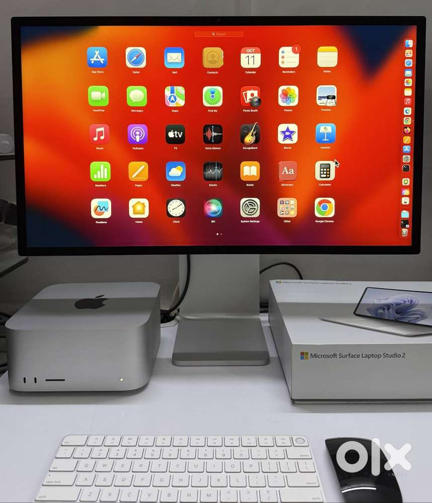 Apple Studio Display + Mac Studio M1 Max + Magic Mouse + Keyboard