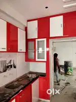 Interior works cupboards..