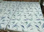 Two piece jute mattress