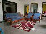 Wooden sofa set