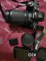 Nikon z50 with dual lens kit (16-50mm), (50-250mm) z mount, 2 battery