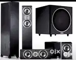 Hi end polk audio 5.1 home theater speaker package