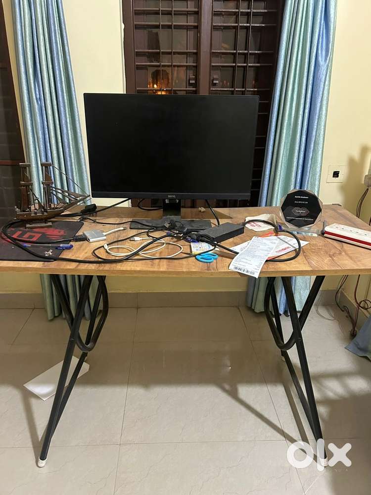 Monitor and table