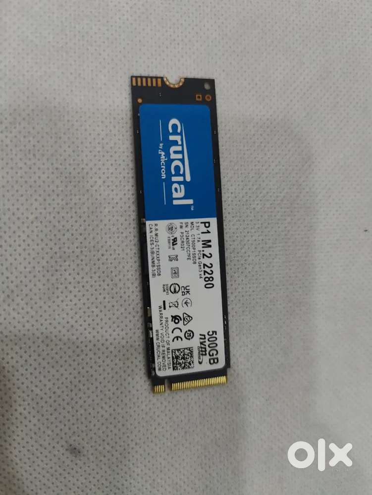 Crucial 500 Gb NVME SSD Unused