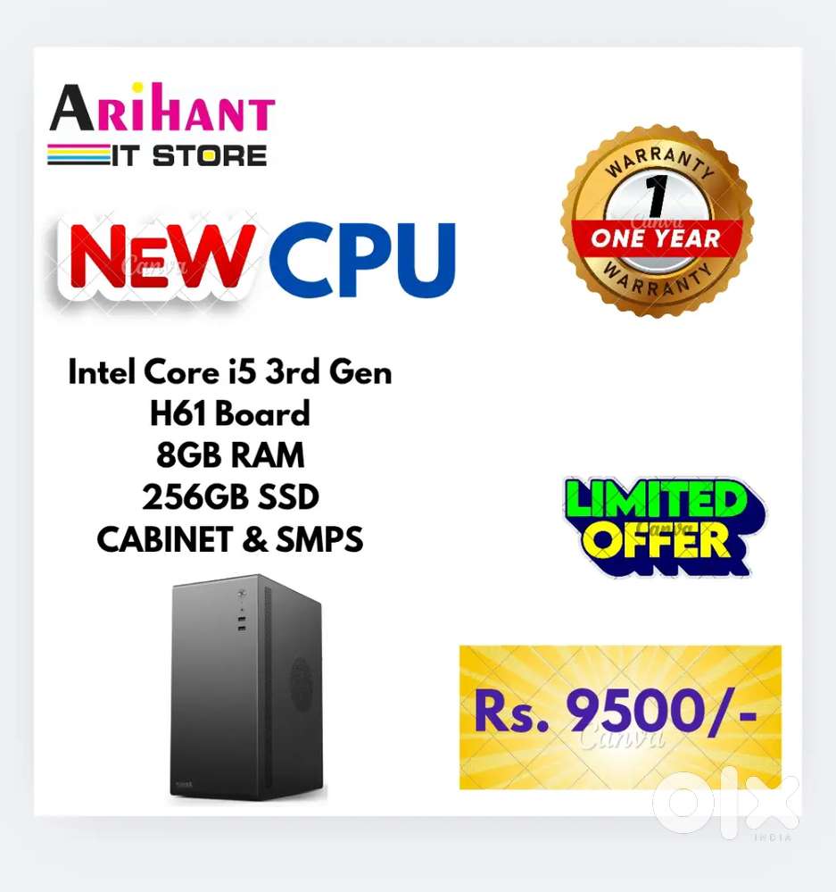 NEW CPU / Budjet Price / 1 YEAR WARRANTY
