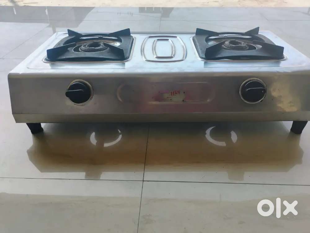 Gas stove steel - two burner