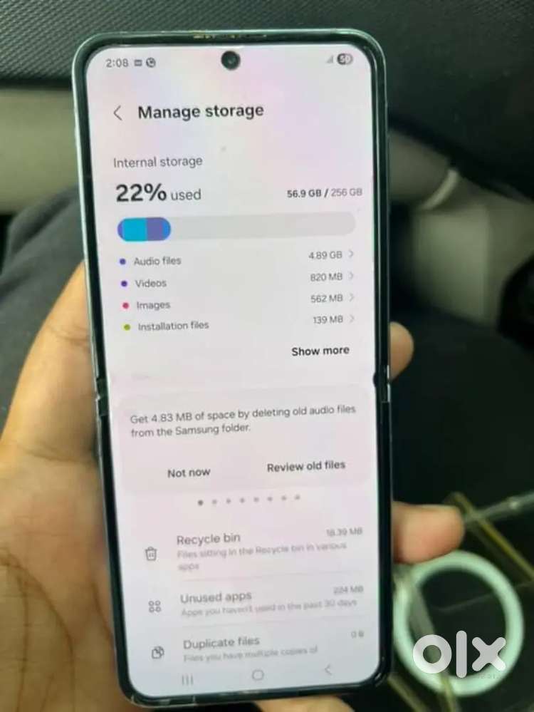 All ohk all working fully origanal 256 gb blue colour 8 month old
